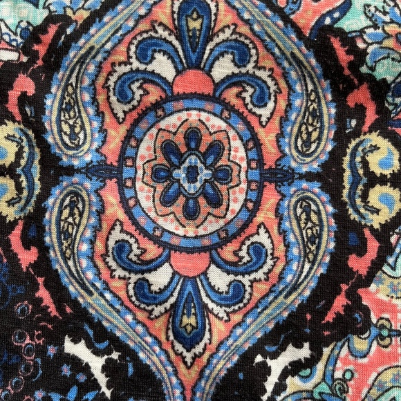 Hot Mama Bodycon Paisley Patterned Maternity Dress, Size Large - Picture 3 of 5